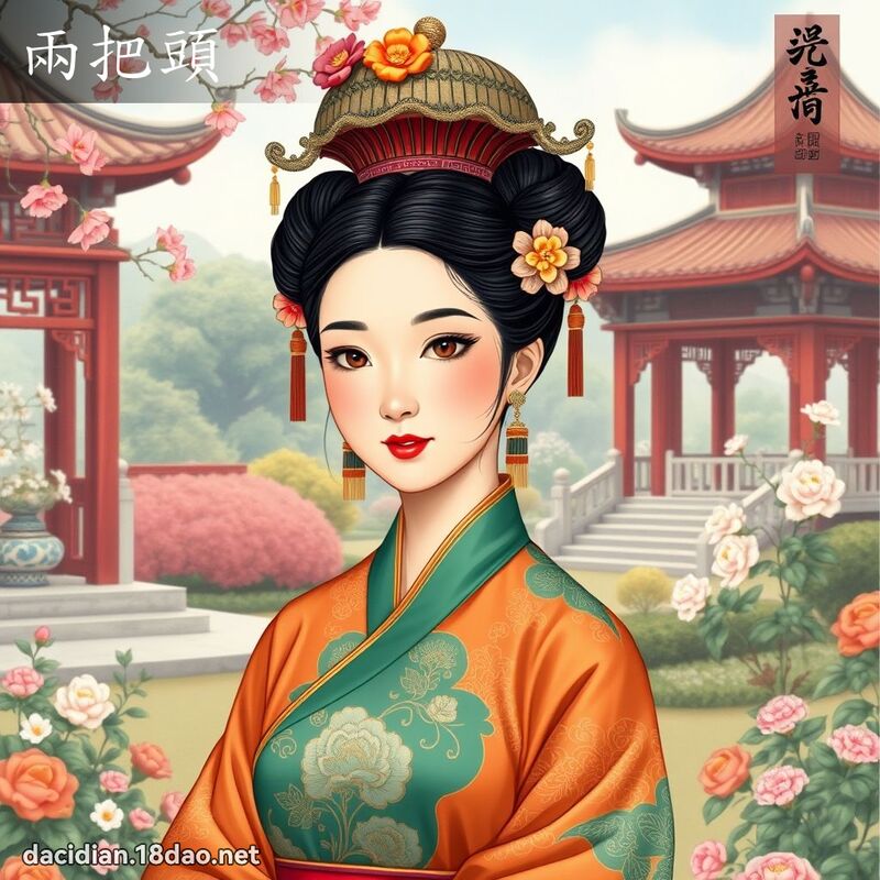 兩把頭 - 國語大辭典配圖