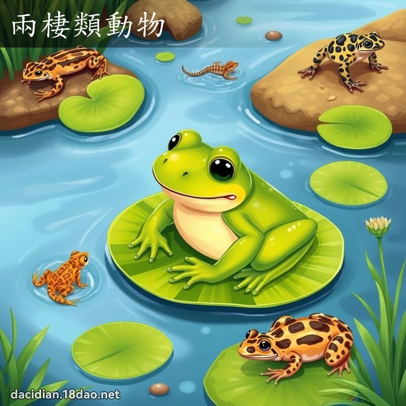 两棲类动物 - 国语大辞典配图