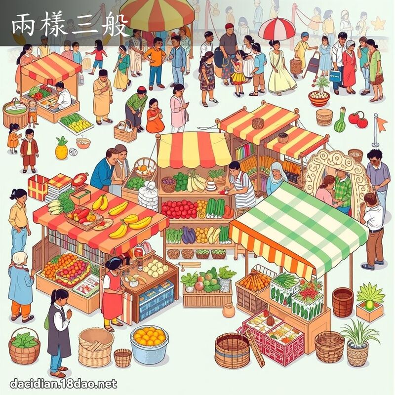 兩樣三般 - 國語大辭典配圖