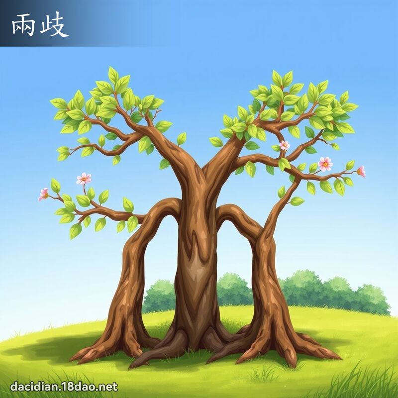兩歧 - 國語大辭典配圖
