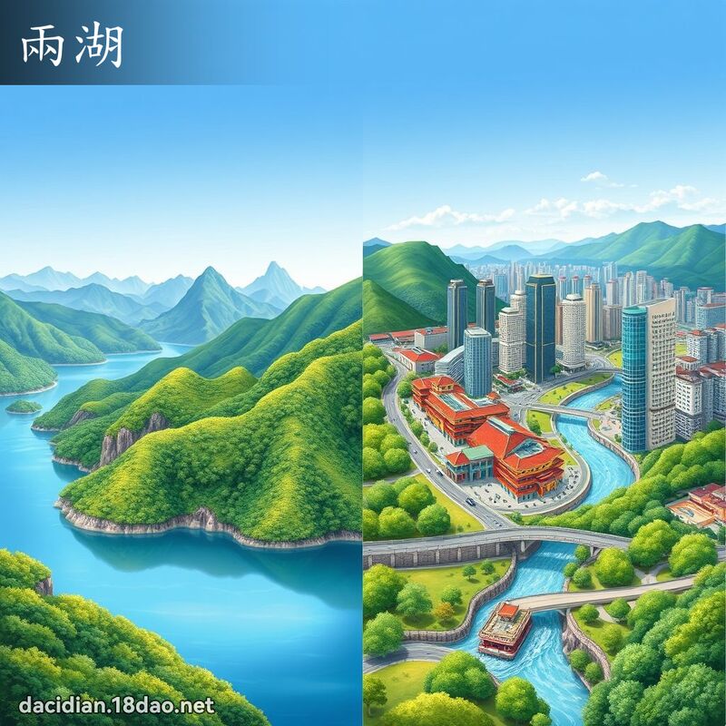 兩湖 - 國語大辭典配圖