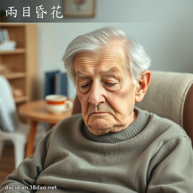 兩目昏花 - 國語大辭典配圖