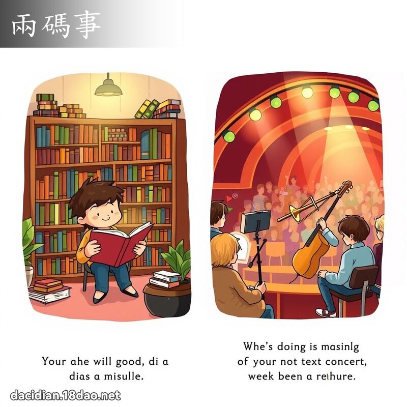 兩碼事 - 國語大辭典配圖