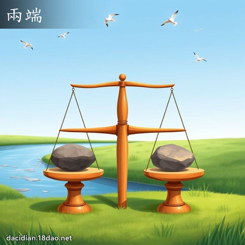 兩端 - 國語大辭典配圖