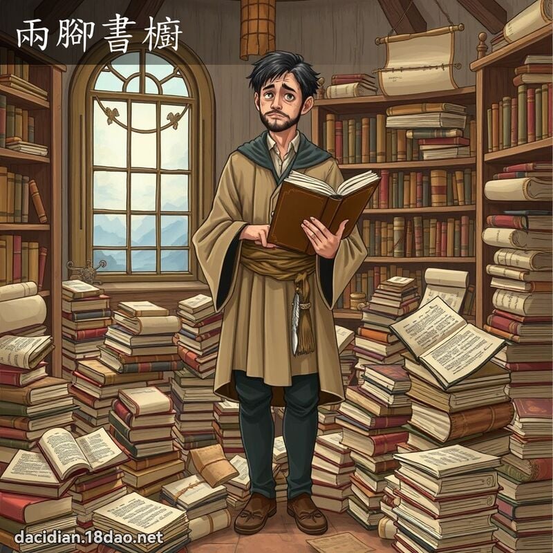 两脚书橱 - 国语大辞典配图