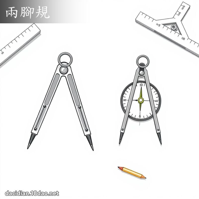 兩腳規 - 國語大辭典配圖