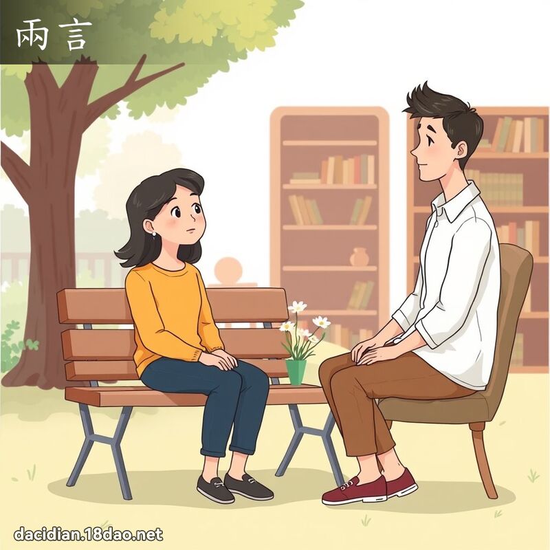 兩言 - 國語大辭典配圖