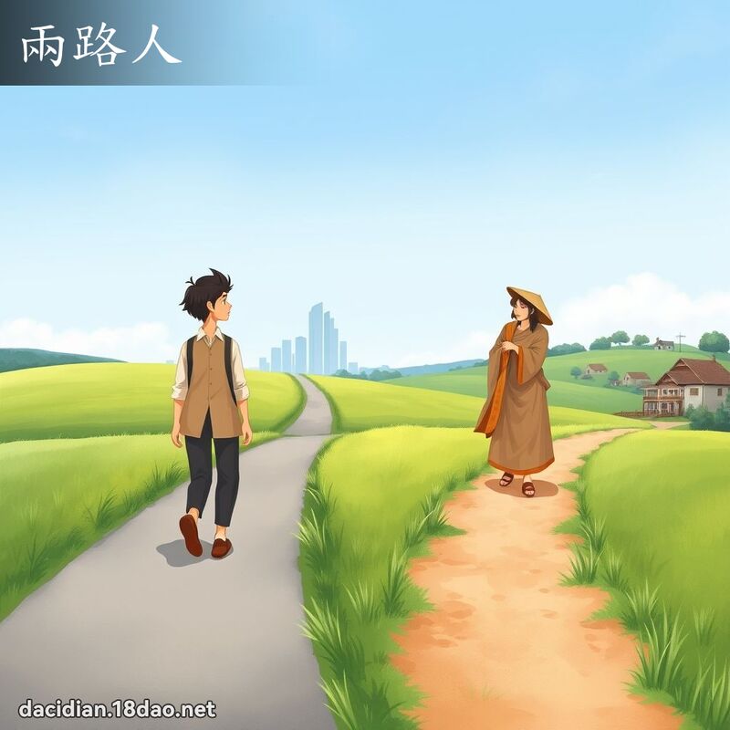 兩路人 - 國語大辭典配圖