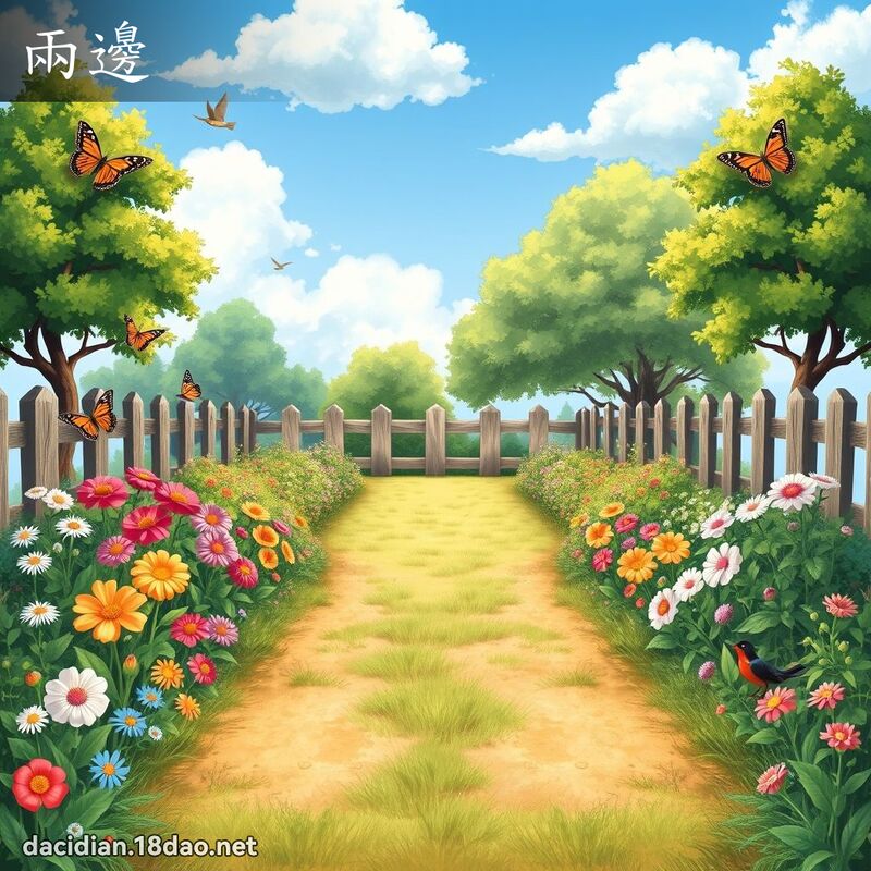 兩邊 - 國語大辭典配圖