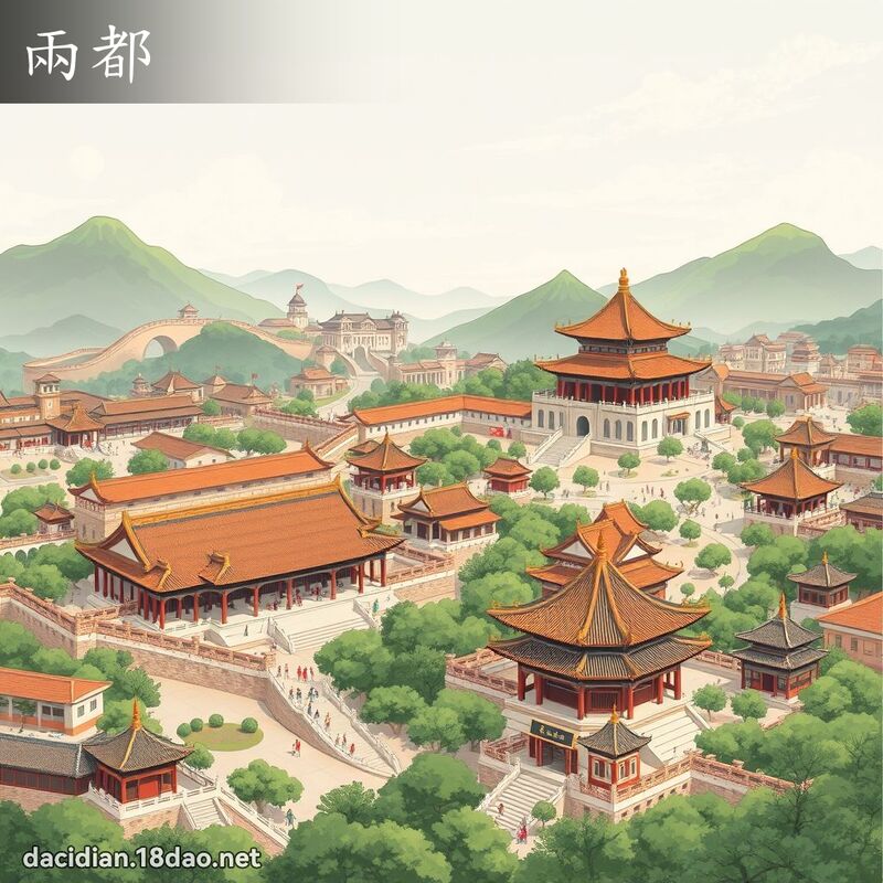 兩都 - 國語大辭典配圖