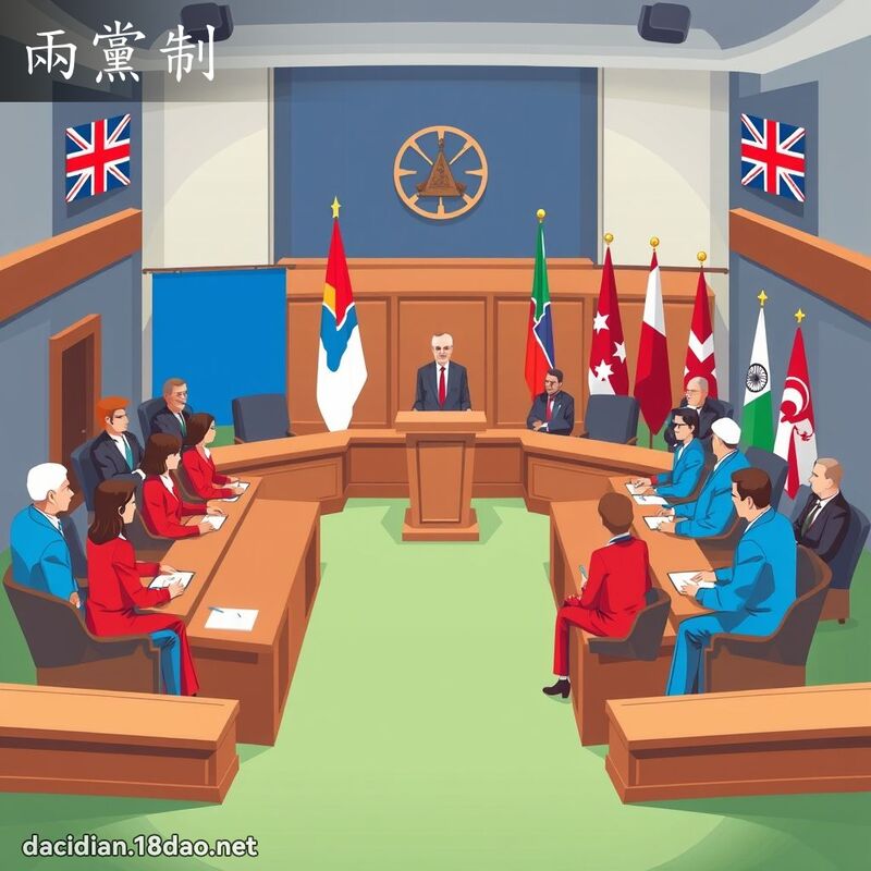 两党制 - 国语大辞典配图
