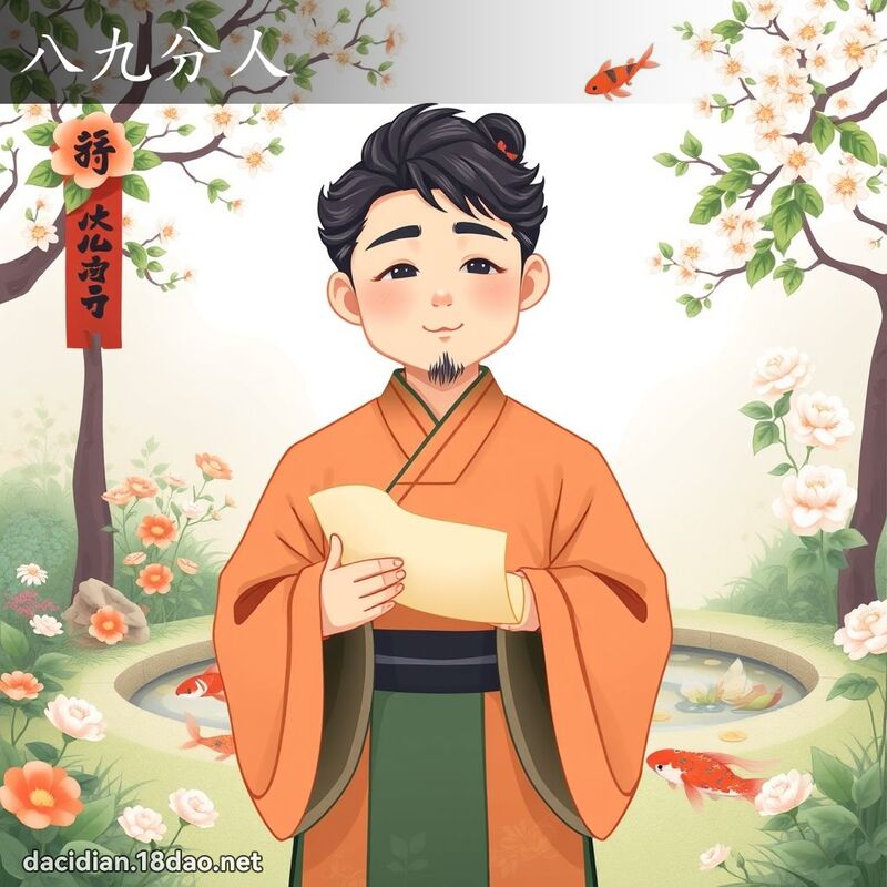 八九分人 - 國語大辭典配圖