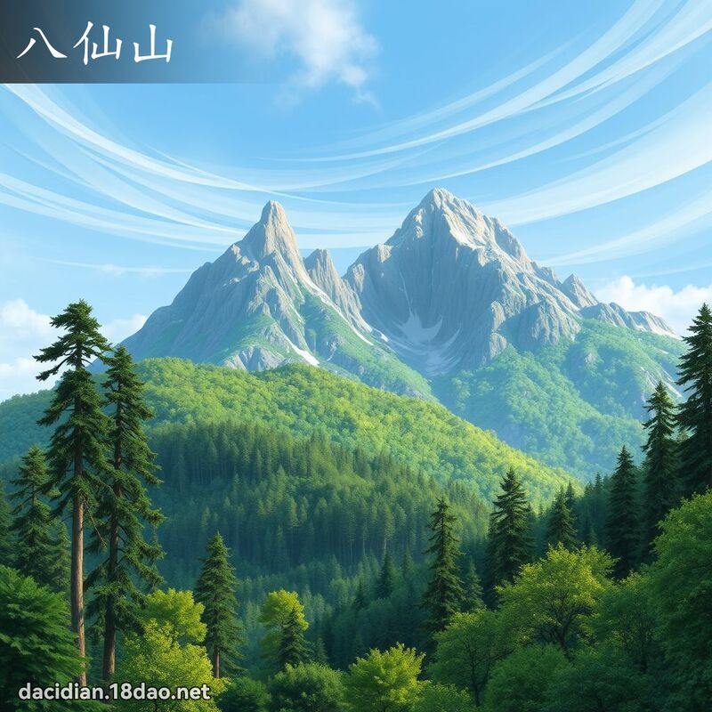八仙山 - 國語大辭典配圖