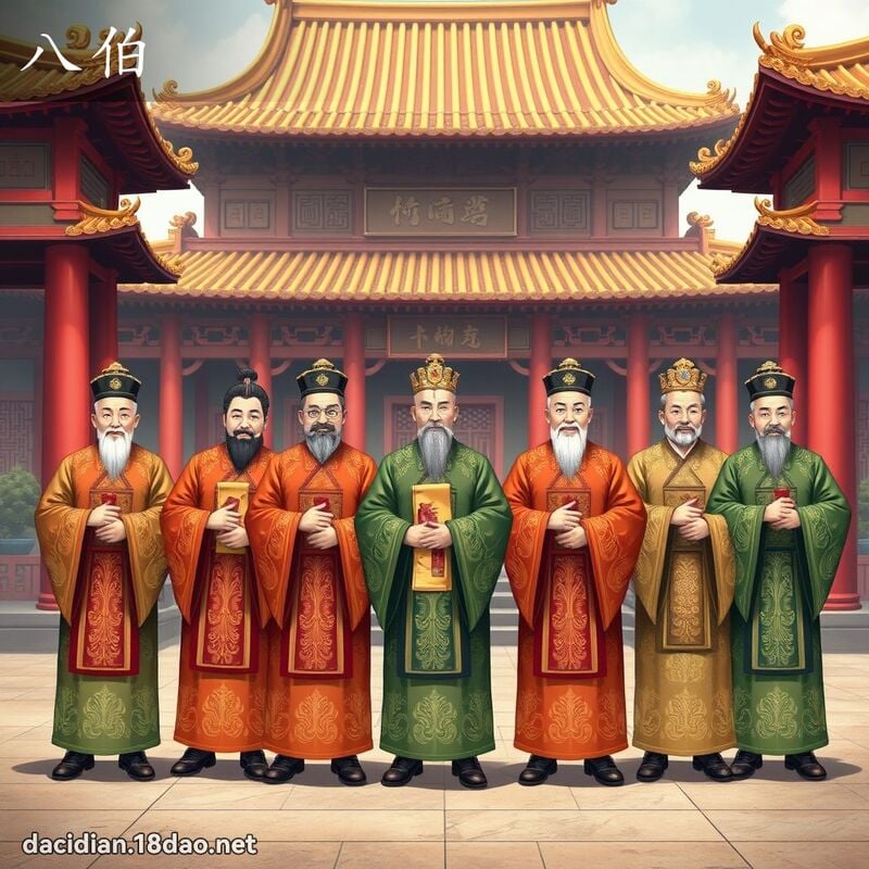 八伯 - 国语大辞典配图