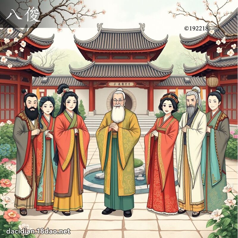 八俊 - 國語大辭典配圖