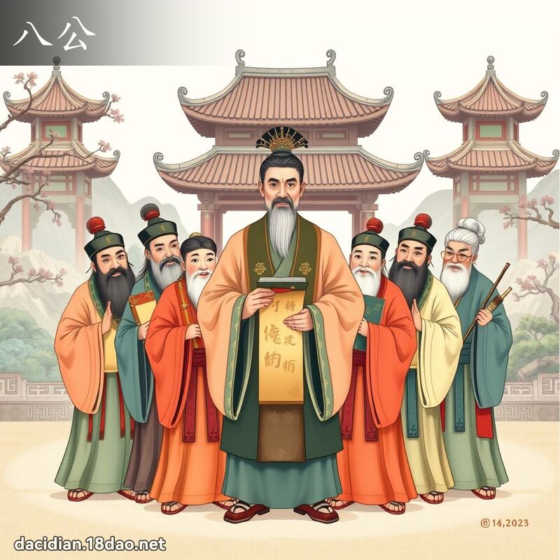 八公 - 國語大辭典配圖