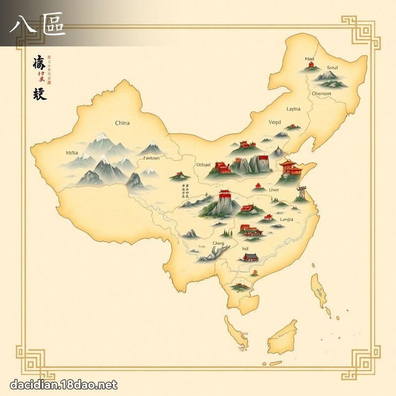 八區 - 國語大辭典配圖