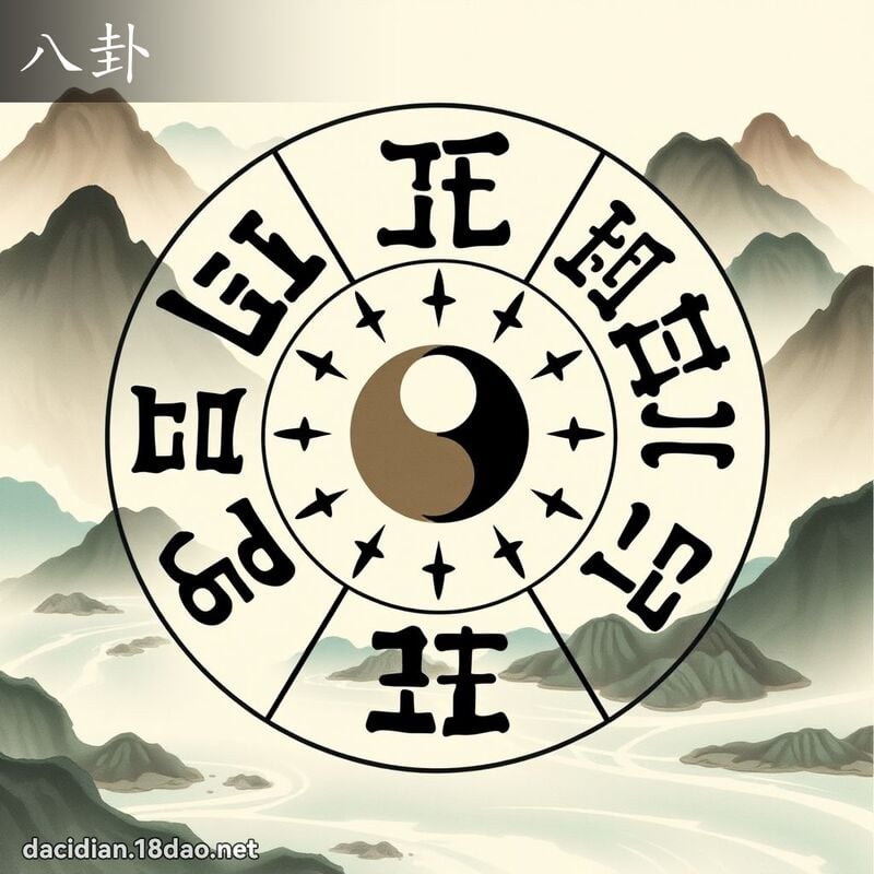 八卦 - 國語大辭典配圖