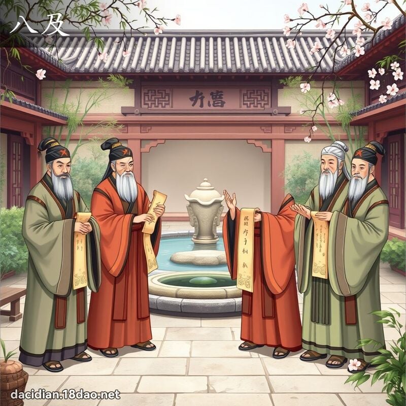 八及 - 國語大辭典配圖