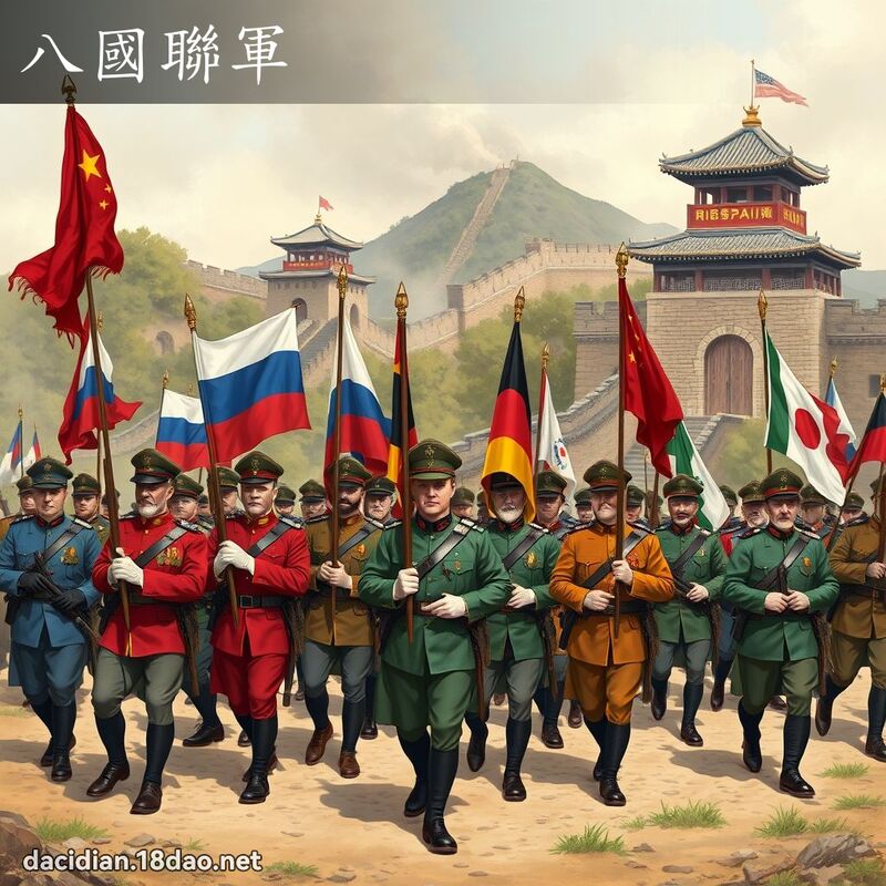 八國聯軍 - 國語大辭典配圖