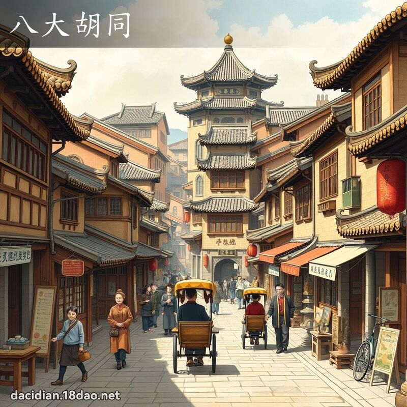 八大胡同 - 國語大辭典配圖