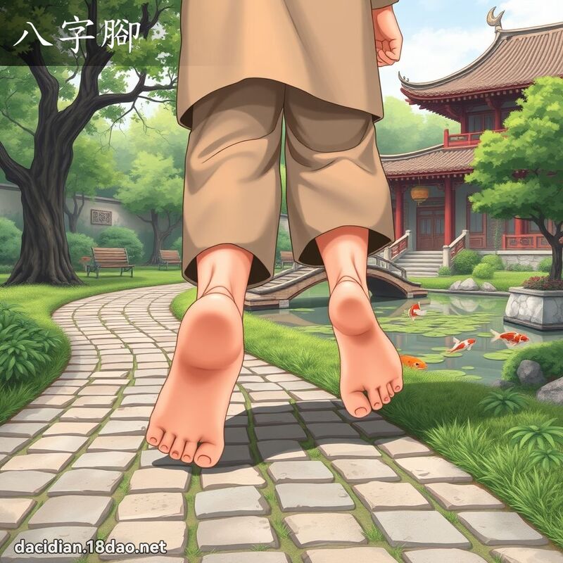 八字腳 - 國語大辭典配圖