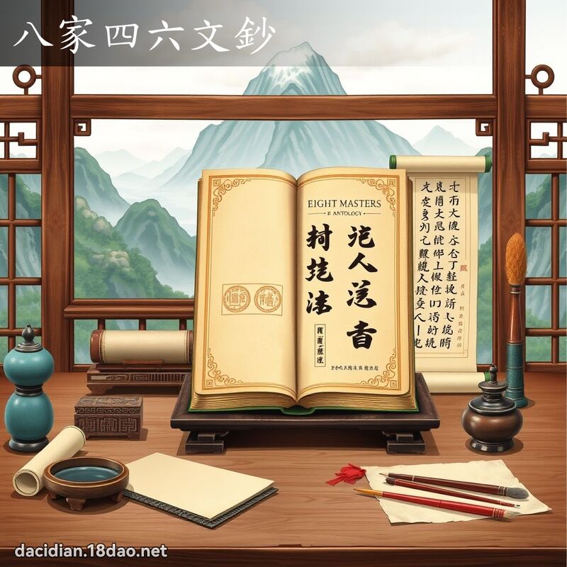 八家四六文鈔 - 國語大辭典配圖