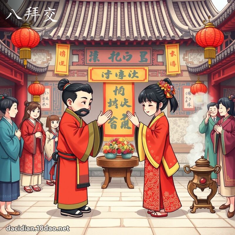 八拜交 - 國語大辭典配圖