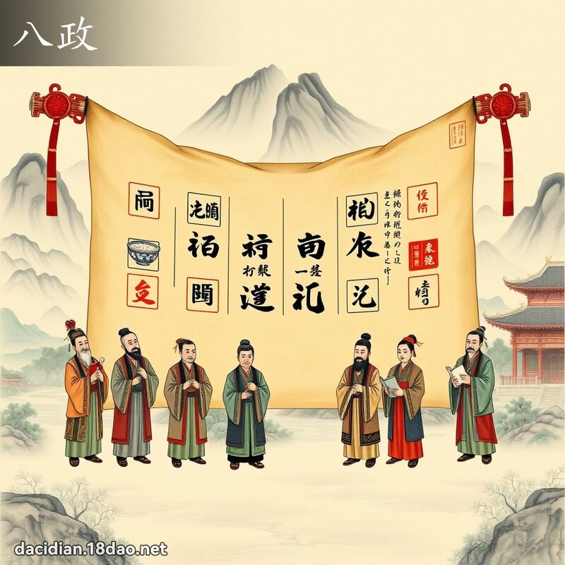 八政 - 国语大辞典配图