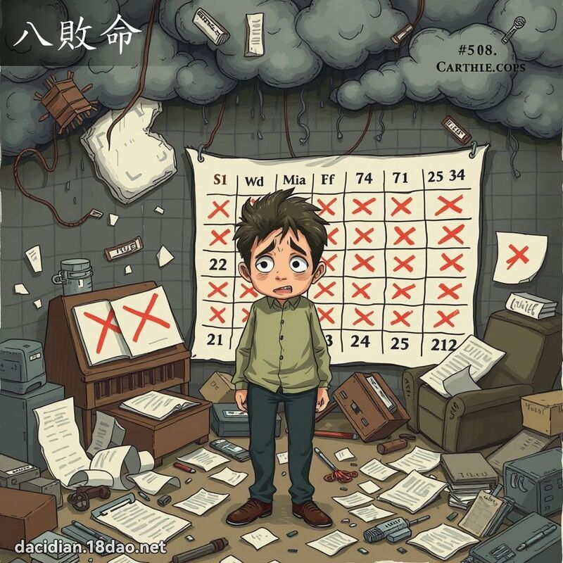 八败命 - 国语大辞典配图