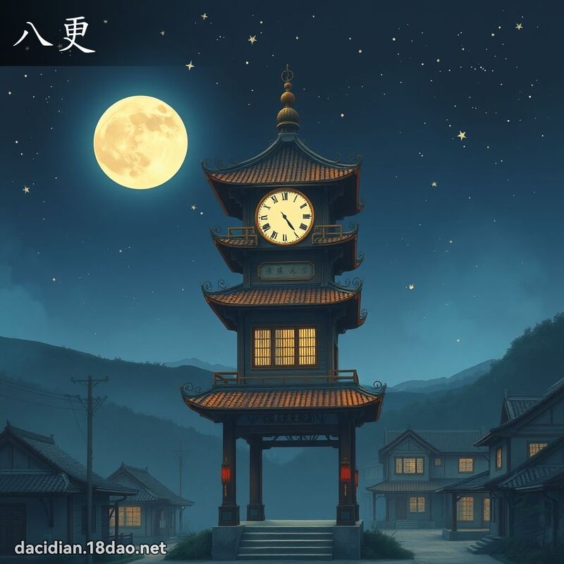 八更 - 国语大辞典配图