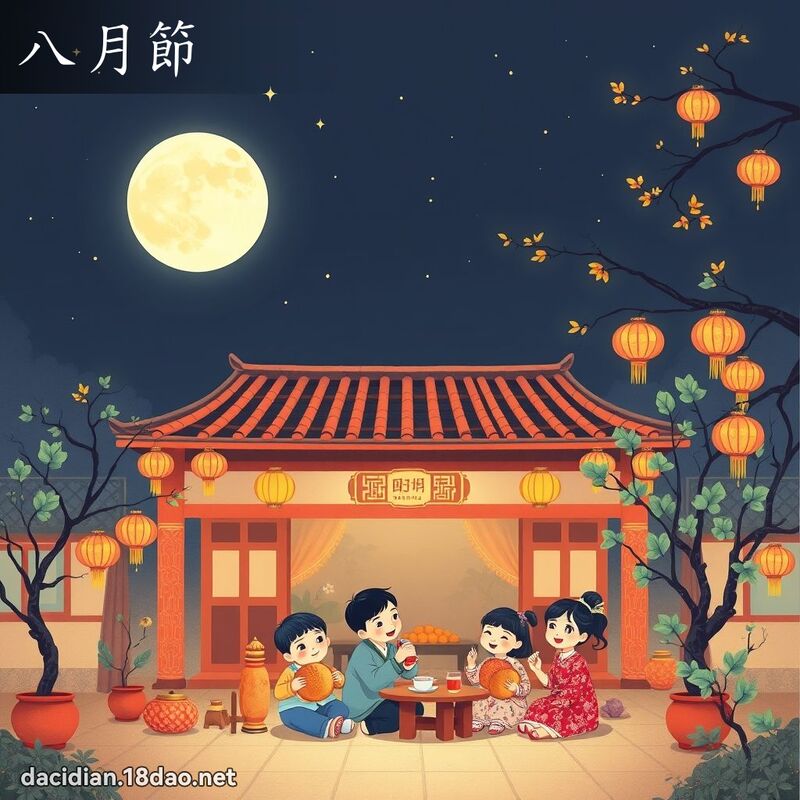 八月節 - 國語大辭典配圖