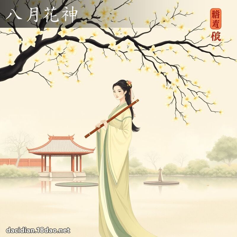 八月花神 - 國語大辭典配圖