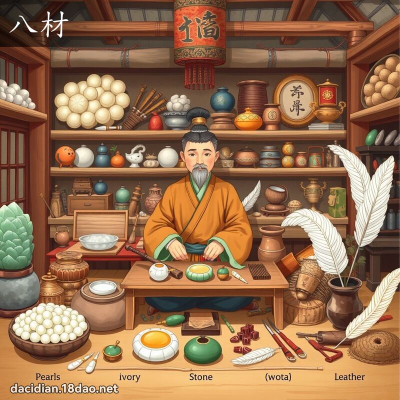 八材 - 國語大辭典配圖