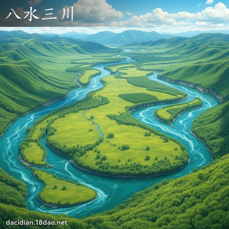 八水三川 - 國語大辭典配圖