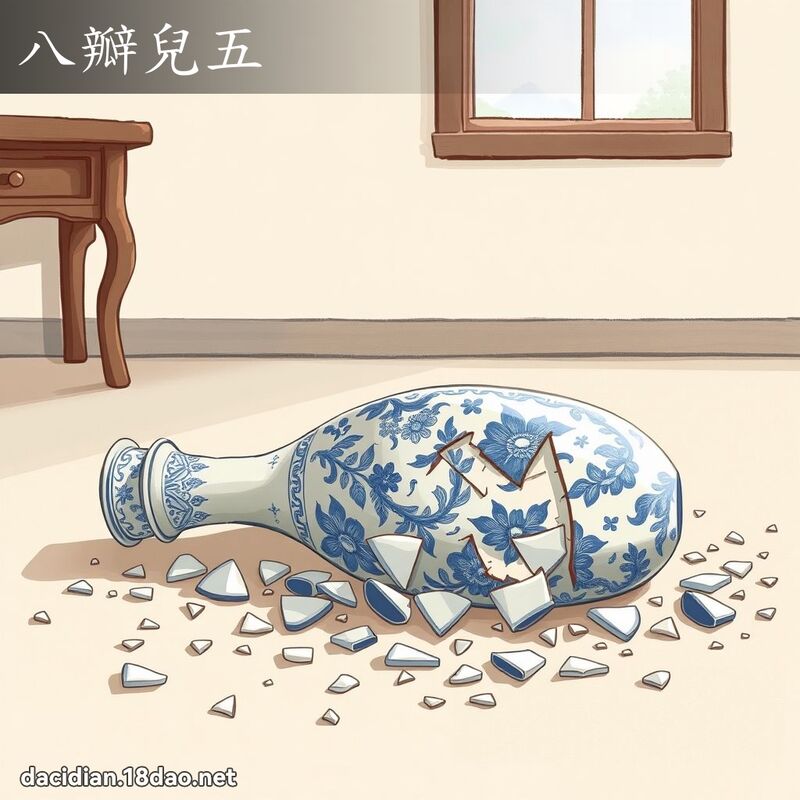 八瓣兒五 - 國語大辭典配圖