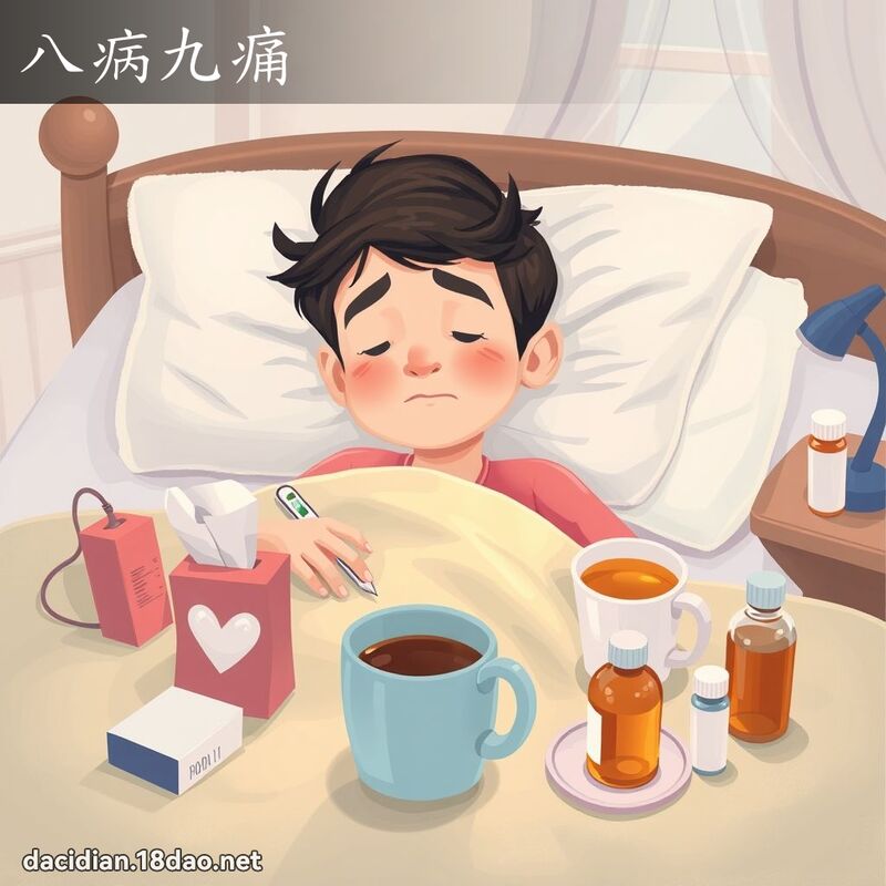 八病九痛 - 國語大辭典配圖