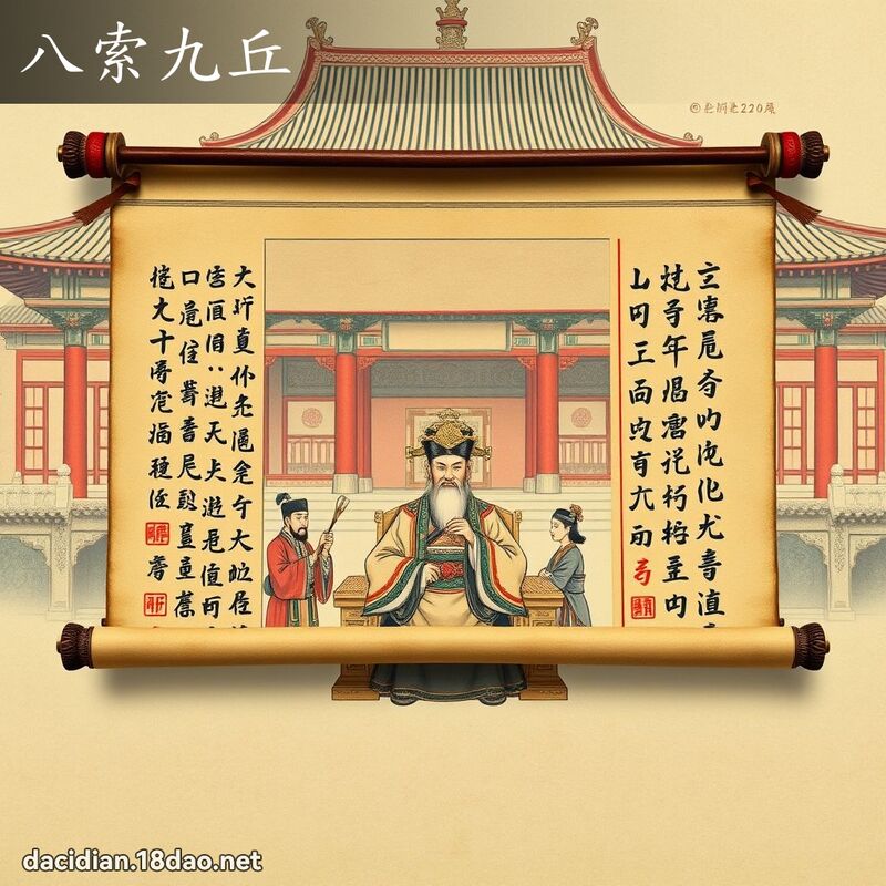 八索九丘 - 國語大辭典配圖