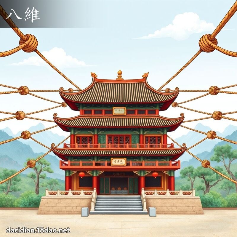 八维 - 国语大辞典配图