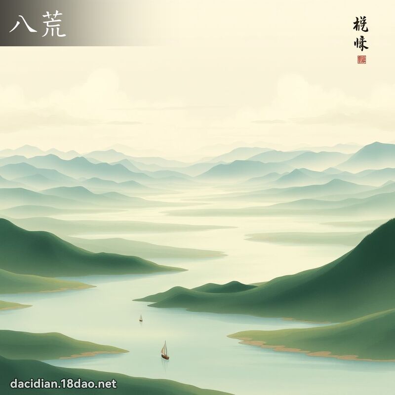 八荒 - 國語大辭典配圖