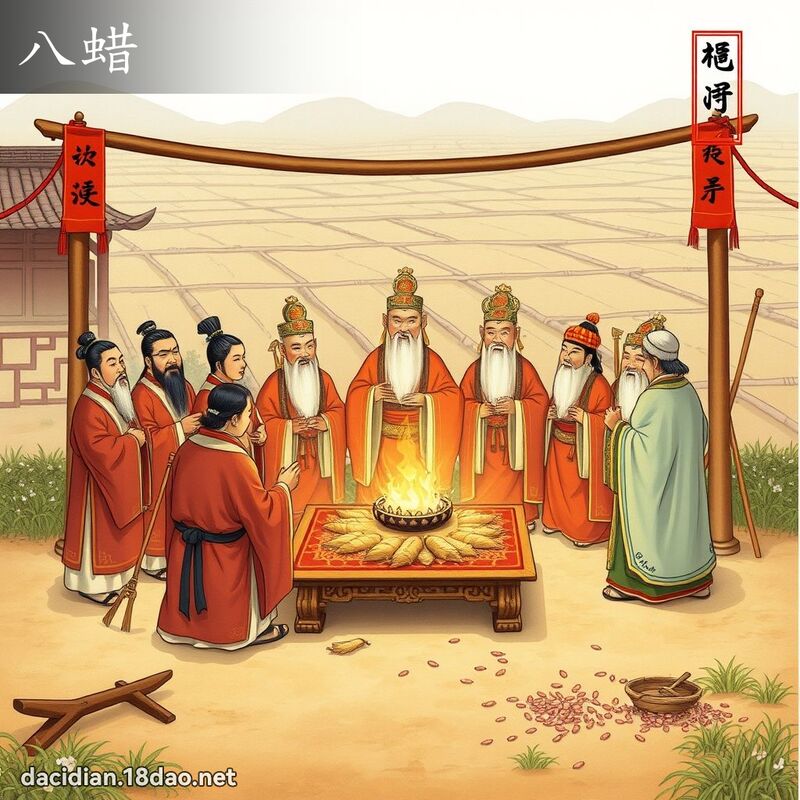 八蜡 - 國語大辭典配圖