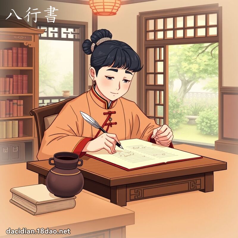 八行書 - 國語大辭典配圖