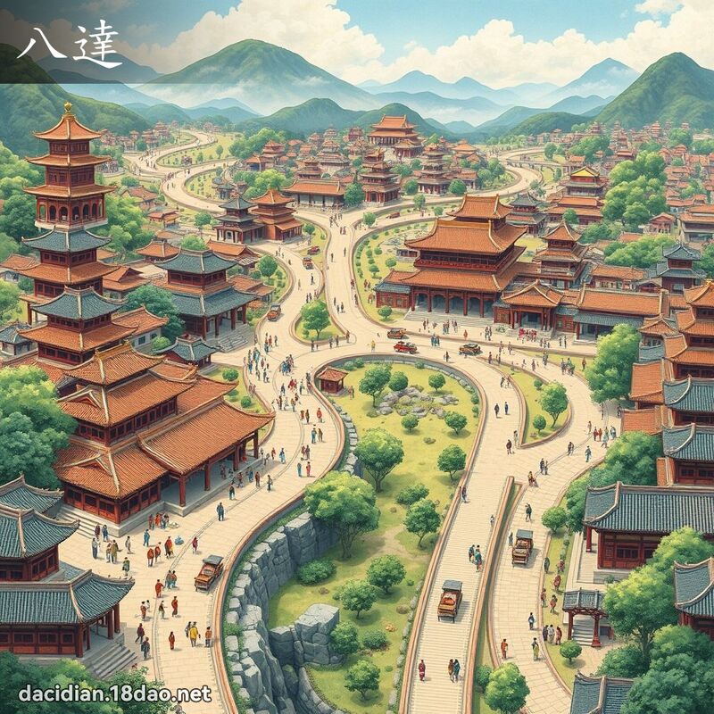 八达 - 国语大辞典配图