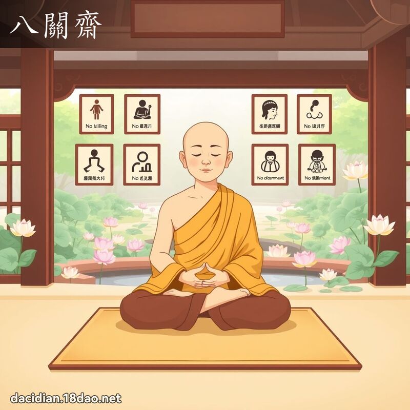 八關齋 - 國語大辭典配圖