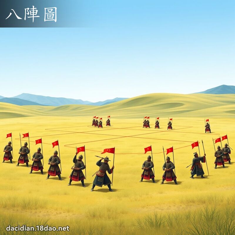 八陣圖 - 國語大辭典配圖