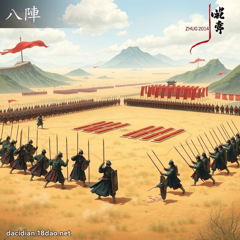 八陣 - 國語大辭典配圖
