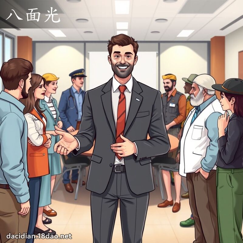 八面光 - 国语大辞典配图