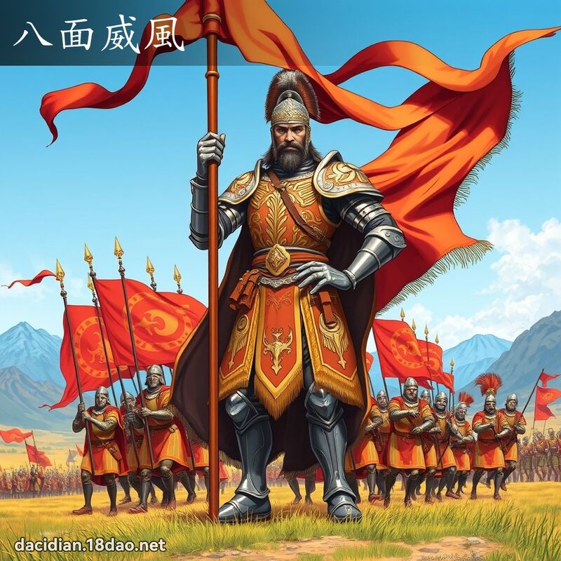 八面威風 - 國語大辭典配圖