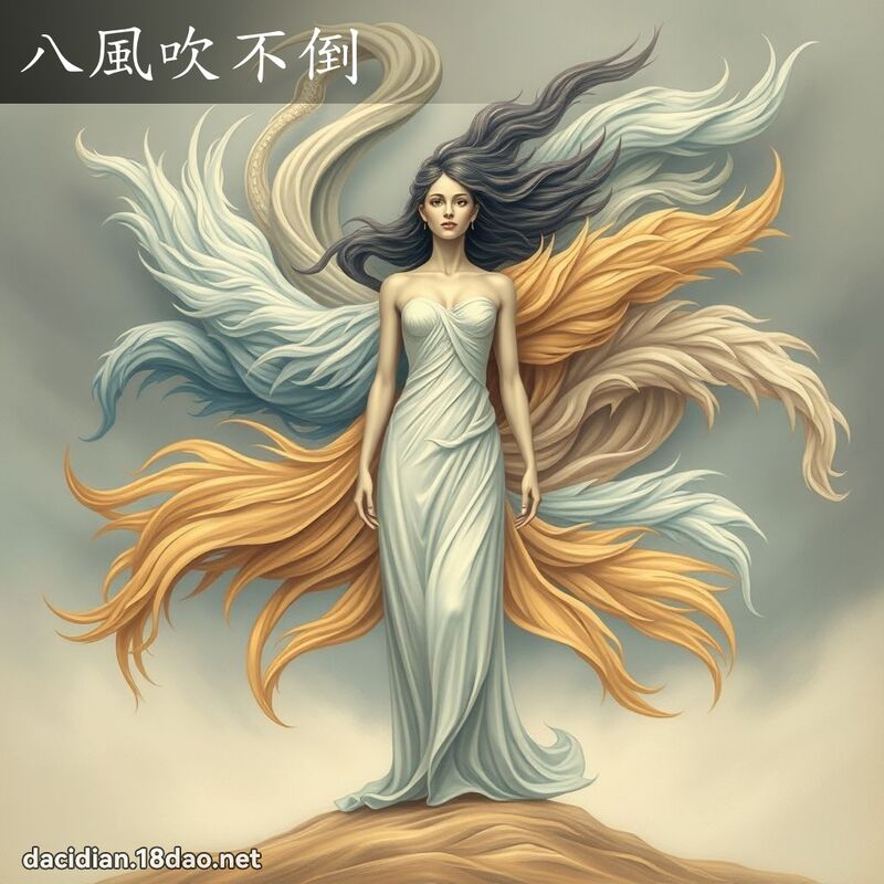 八風吹不倒 - 國語大辭典配圖
