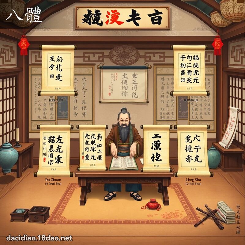 八体 - 国语大辞典配图